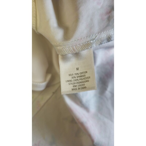 Francesca’s Mi Ami Floral White Pink  Strappy Short Dress Women’s Medium NWT - Picture 11 of 12